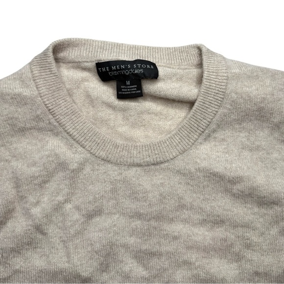 Bloomingdales Medium Cashmere Navy and Cream Crewneck Bundle - Picture 8 of 10